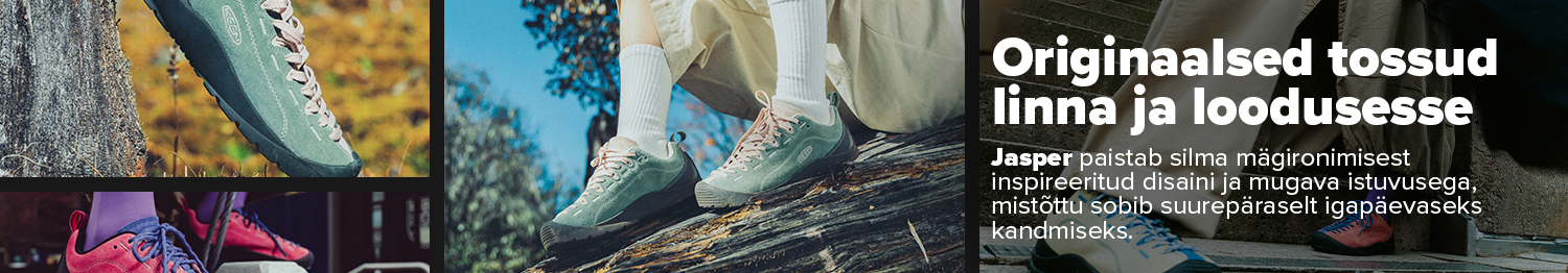 Keen Jasper &ndash; mugavad vabaajajalatsid ainulaadse disainiga. Tugev tald ja kogu p&auml;eva mugavus. Tasuta tagastus 365 p&auml;eva jooksul.